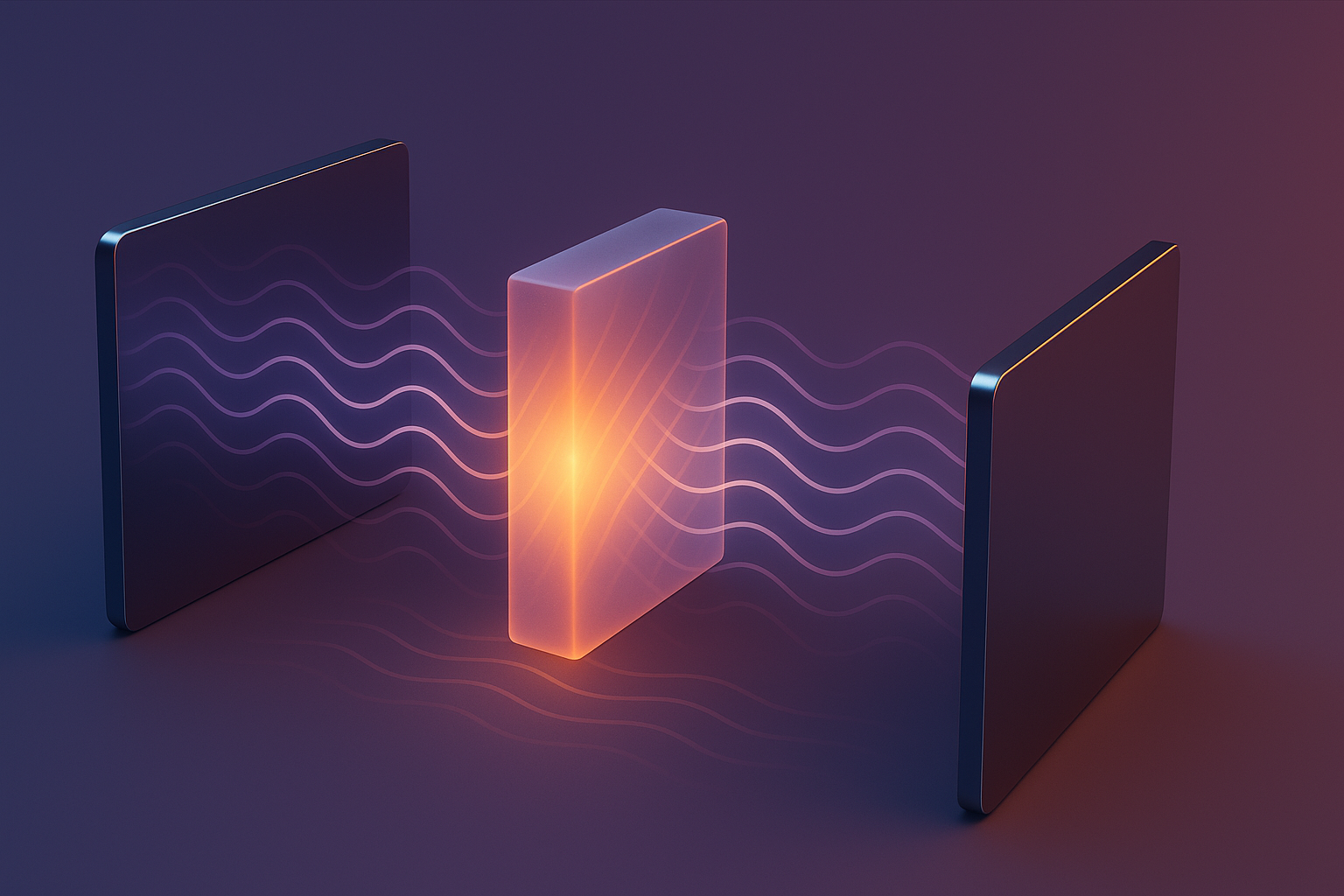 Vacuum fluctuation illustration